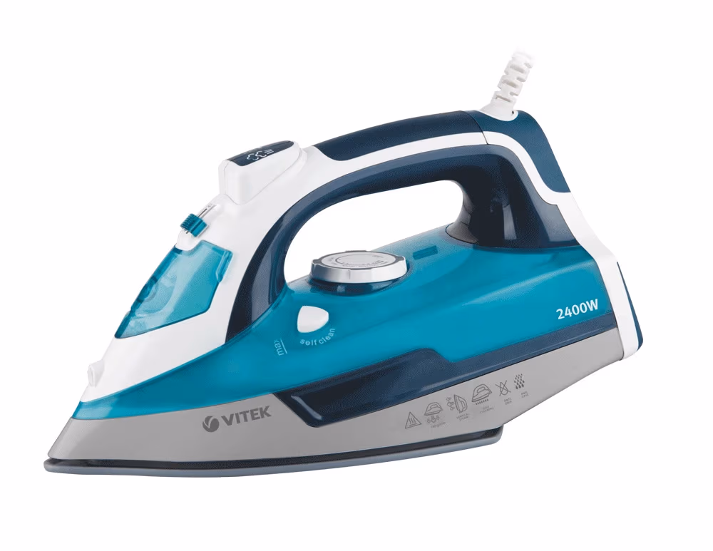 Утюг Vitek VT-1266, 300 мл, Серый/Голубой 